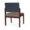 Lesro Lenox Armless Guest Chair, 22.5 in W 26 in L 31.5 in H LW1102 - alternate 2